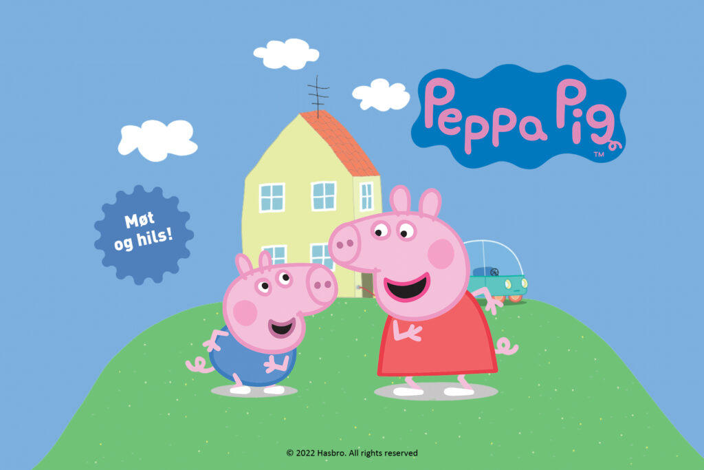 Peppa gris og georg gris animert